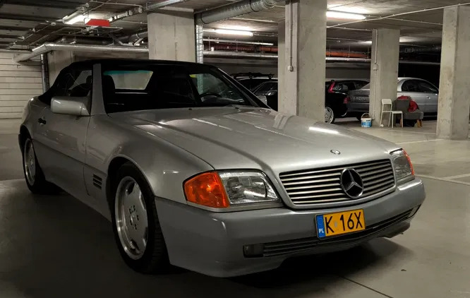 kraków Mercedes-Benz SL cena 76500 przebieg: 135571, rok produkcji 1990 z Kraków